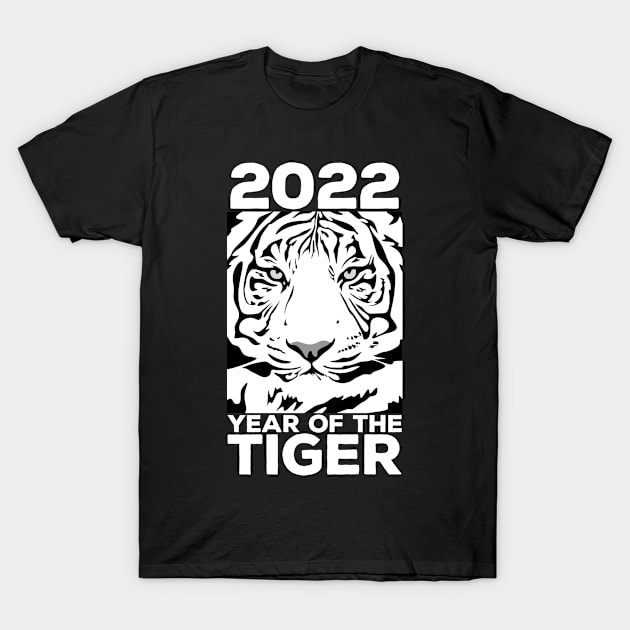 2022 Chinese Year Of The Tiger T-Shirt by LittleBoxOfLyrics